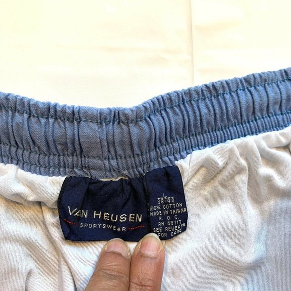 Van Heusen Board Shorts Swim Trunks Mens L (38-40) Lined Color Block Surf Beach - Picture 6 of 12